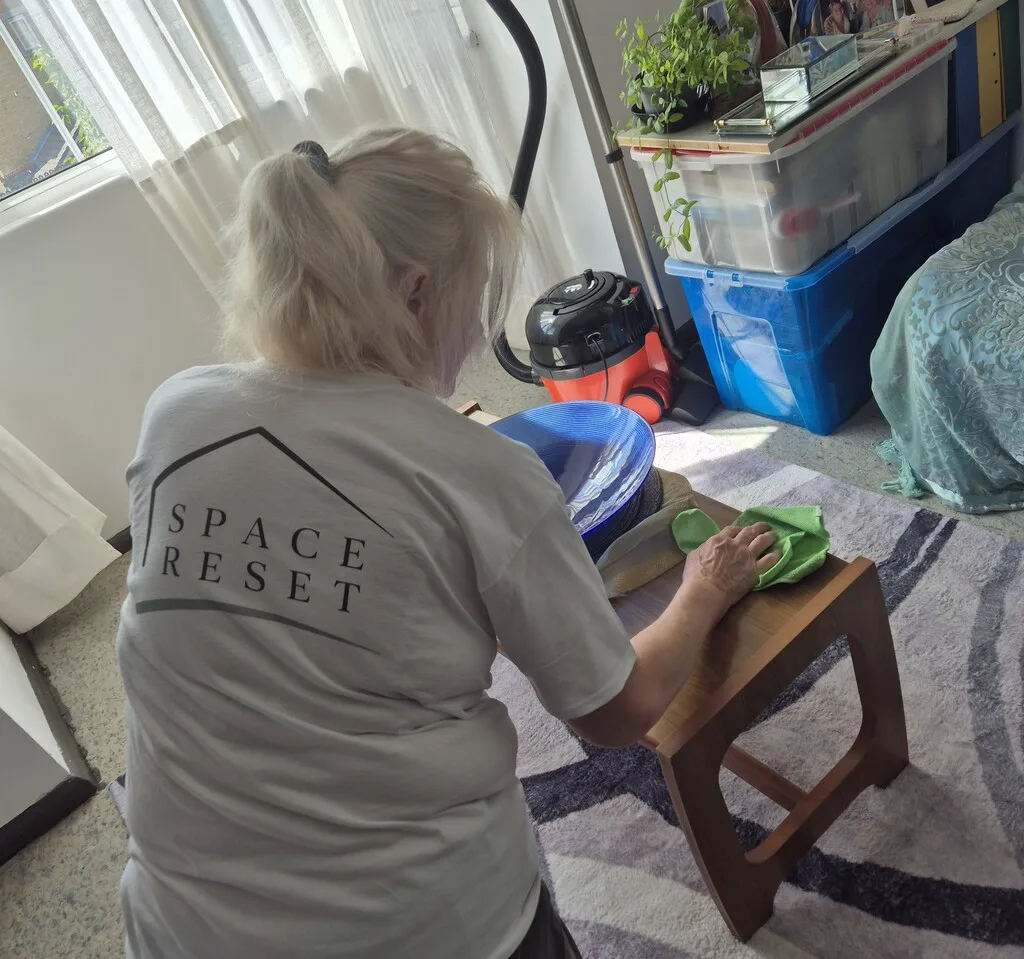 Deep cleaning carried out by the Space Reset team