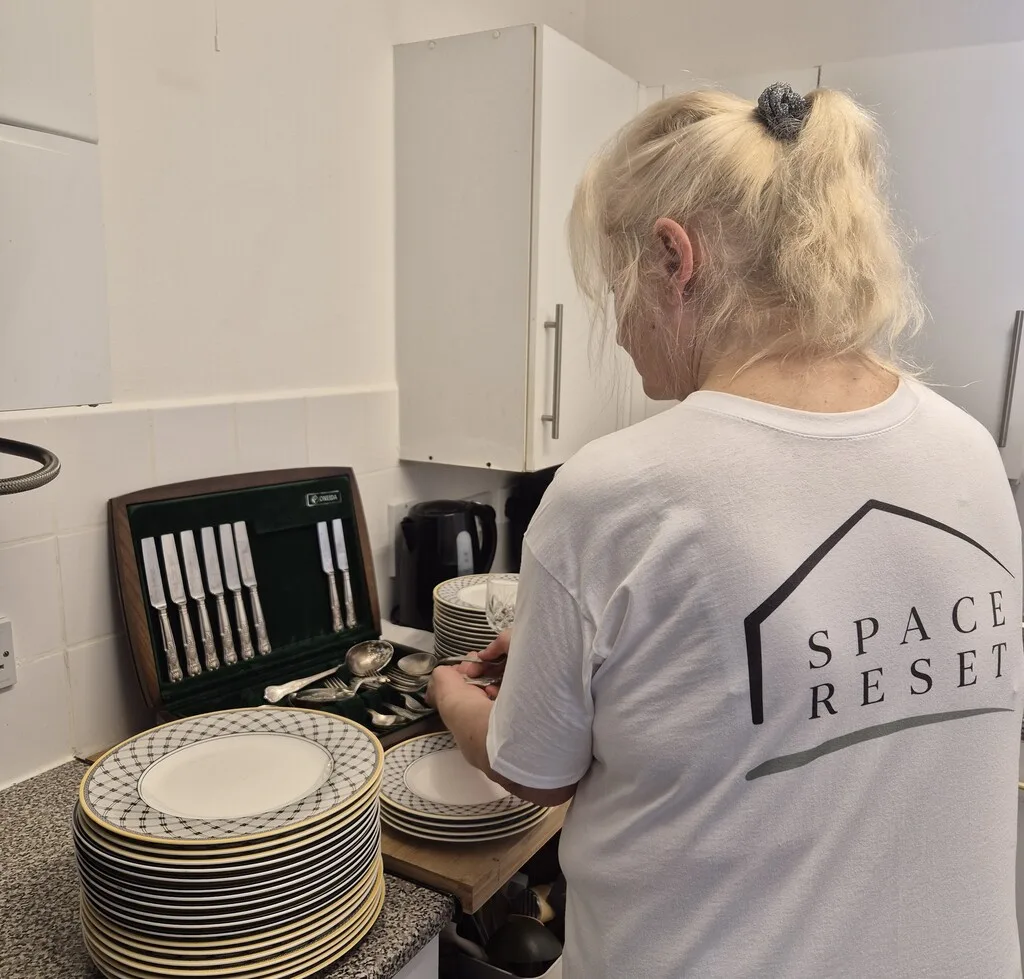Professional organiser services carried out by the Space Reset team